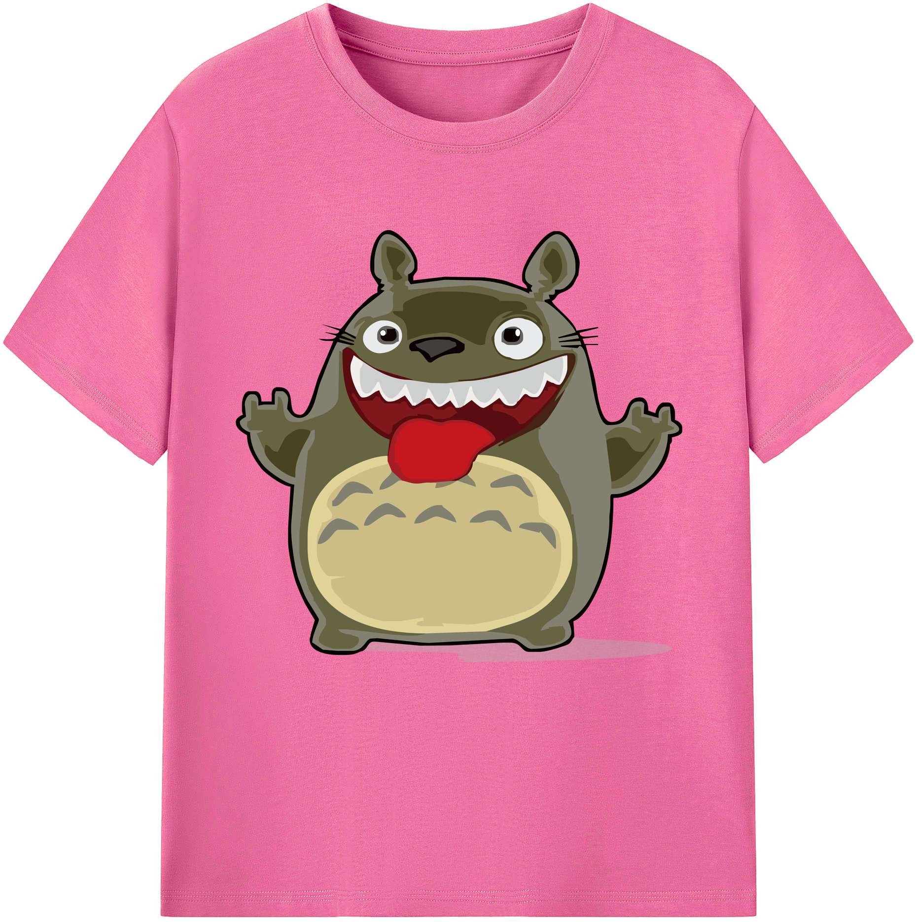 （画像用） となりのトトロ 草壁メイ 草壁サツキ My Neighbor Totoro Satsuki Kusakabe Mei Kusakabe レディースカジュアルプリントTシャツ（綿100％）